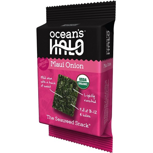 Ocean's Halo Maui Onion Seaweed Snack 4g